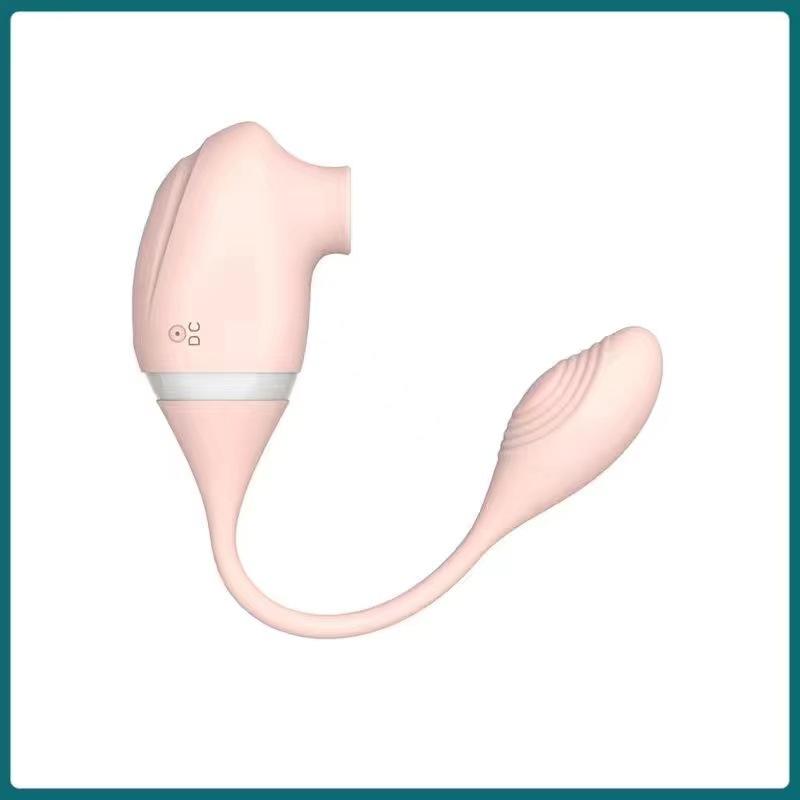 Sucking Licking Vibrator G-Spot Double Stimulation Erotic Toys for Women Love Egg Tongue Nipple Clitoris Massager Adult Product