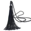 Colorful Crystal Long Tassel Necklace for Women - High-End Chain Jewelry