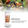 Detachable BBQ Skewer Set Stainless Steel Barbecue Fork Holder Hanger Skewer Stand  Party