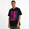 Arcane Vi Cyberpunk Style Printed T-Shirt Unisex Loose Casual Anime Peripheral Top Pure cotton T-shirt