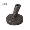 Vintage Desk Organizer Round Pen Holder, Durable Metal Exquisite Carved Desktop Ornament, Quill Dip Pens Base And Supply, for Calligraphy Decoration