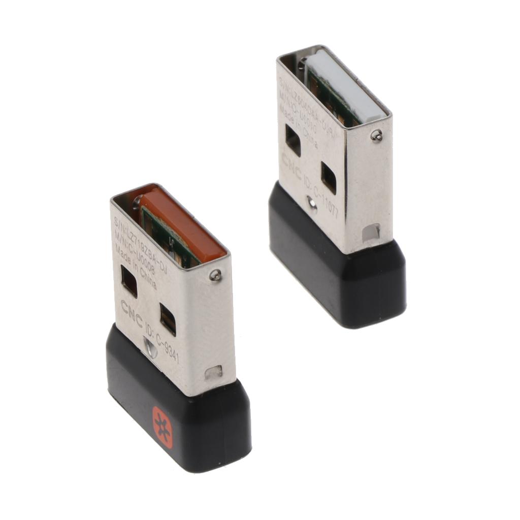 Vereinigender USB-Adapter Kabelloser Dongle-Empfänger für Maus Tastatur Verbindet 6 Geräte für MX M905 M950 M505 M510