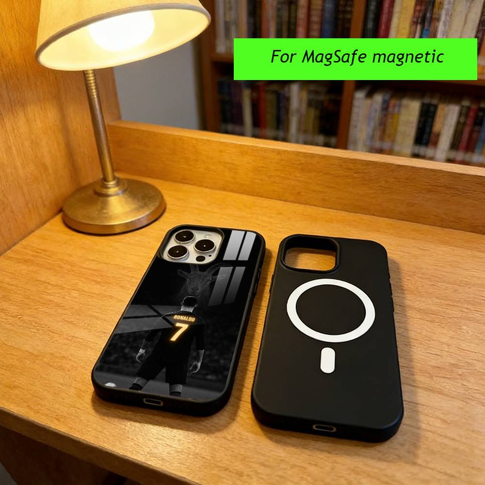 Football star Cristiano Ronaldo Phone Case For iPhone17,16,15,14,13,12,11 Plus,Pro Magnetic with Magsafe Wireless Charging iPhone17Pro