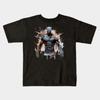 Boys Girls Soft Cotton Graphic Tees Black Panther Vanishing Breathable Daily School Wear Kids T-Shirts