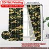 Stampa Piatta Camo Stampa Celebrativa Chic Tende Poliestere Versatile Tutto Perfetto Camera da Letto Varie Soggiorno Set di 2 Realizzato Decorazione