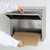 GREEN LIFE PH-60 Large Stainless Steel Mailbox, Perfect for Receiving Newspapers During Holidays, Dimensions: 20.7cm Deep X 35.0cm High X 37.0cm Wide