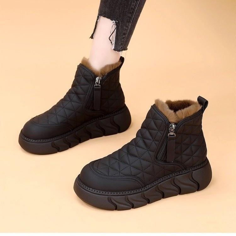 Women's lightweight comfortable cold warm padded snow boots non-slip wear-resistant outdoor leisure sports cotton boots