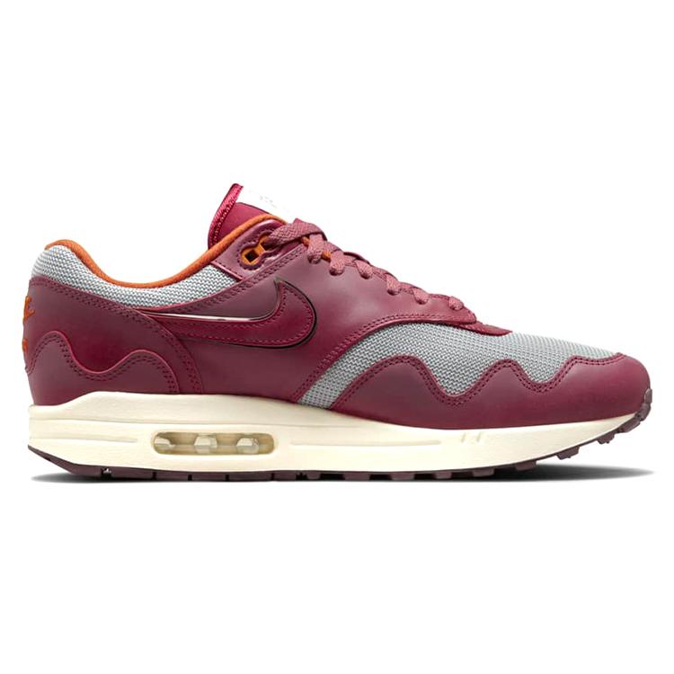 New Nike Air Max 1 Patta Waves Rush Maroon Without Bracelet DO9549-001