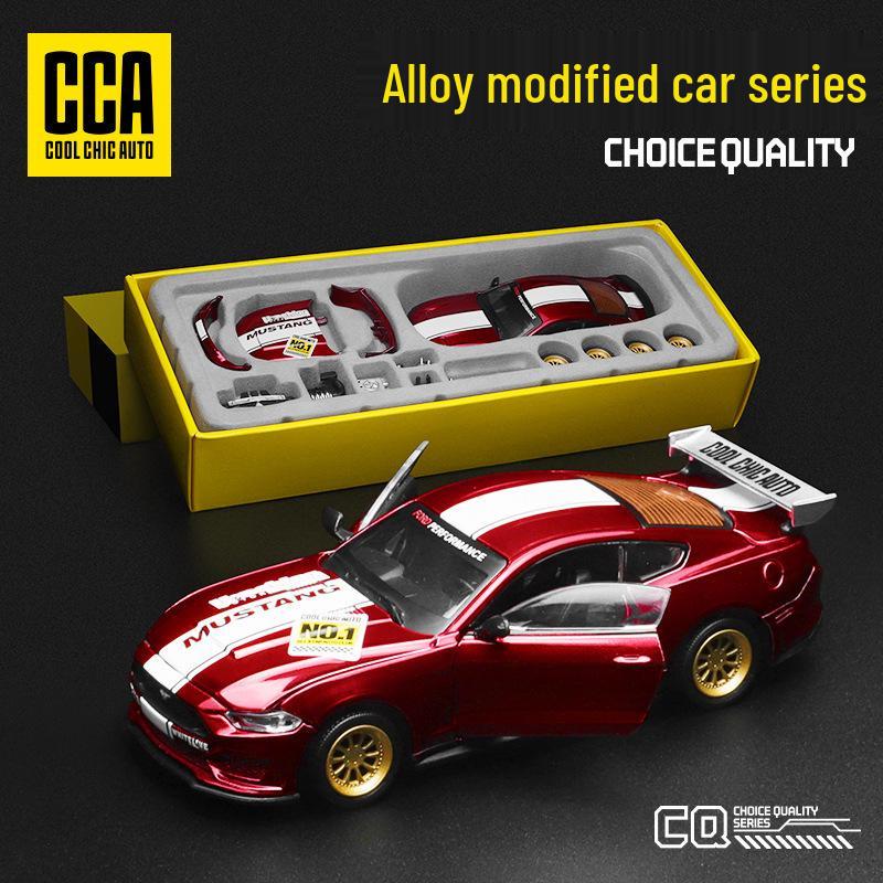 Caipo 1:42 Ford Mustang GT Modifiable Alloy Racing Car Model Ornament