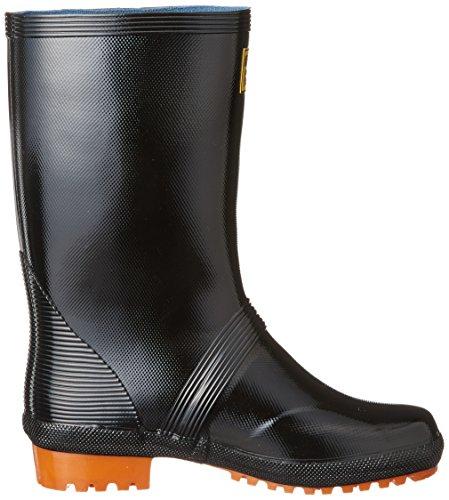 Fukuyama Rubber Mesh Fiber Rubber Boots, Master Tora-san Boots 1, Black, Size 29.0cm