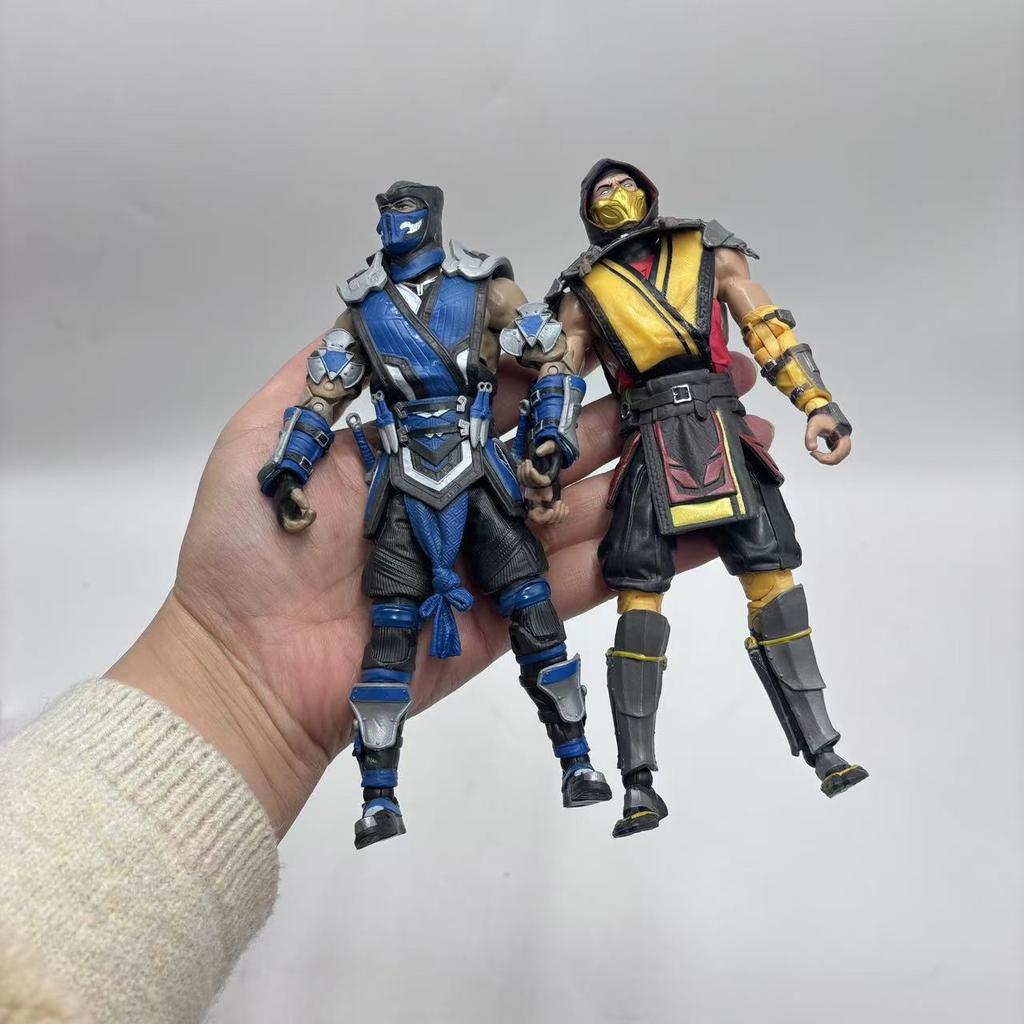 Hohe Qualität Mortal Kombat Spawn Sub Zero Scorpion 7" Gelenkige Actionfigur Spielzeug 17cm
