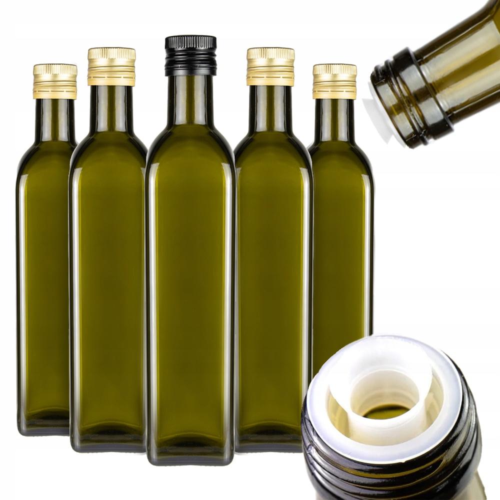 Bimberek Marasca - Glasfles - 500ml - Olijfolie - Olijfkleur