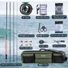 GOTURE Mountain Stream Fly Rod Carbon Rod Fishing Fly Fishing Starter Kit #6 [Includes Bag]
