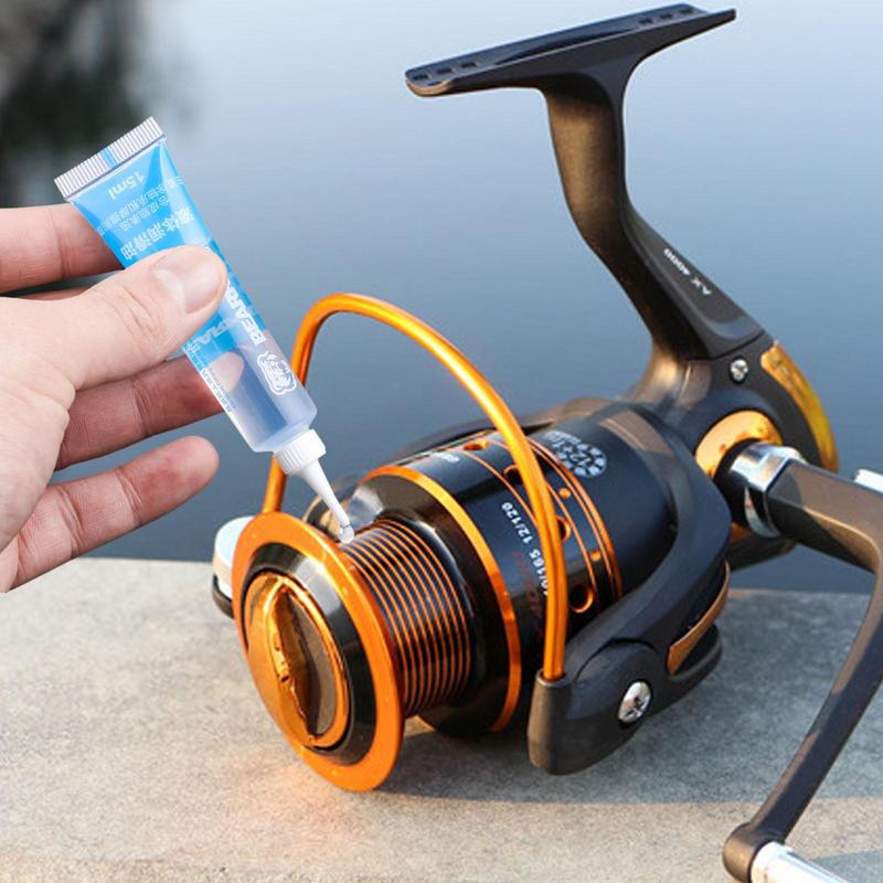 Fishing Reel Oil Reel Butter Oil And Grease 15ml Set 2 Pieces Reel Care Kit Fishing Accessories For Smooth Lasting Lubrication