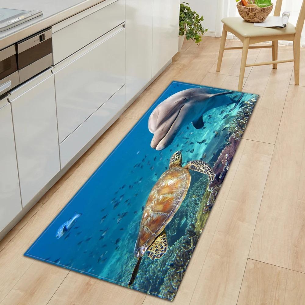 Landscape Print Home Kitchen Floor Mat Door Front Decoration Floor Mat