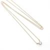 Used AHKAH Necklace K18 Gold Diamond 0.05ct