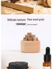 Solid Wood Volcanic Rock Essential Oil and Incense Diffuser with Perfume Flower Stand