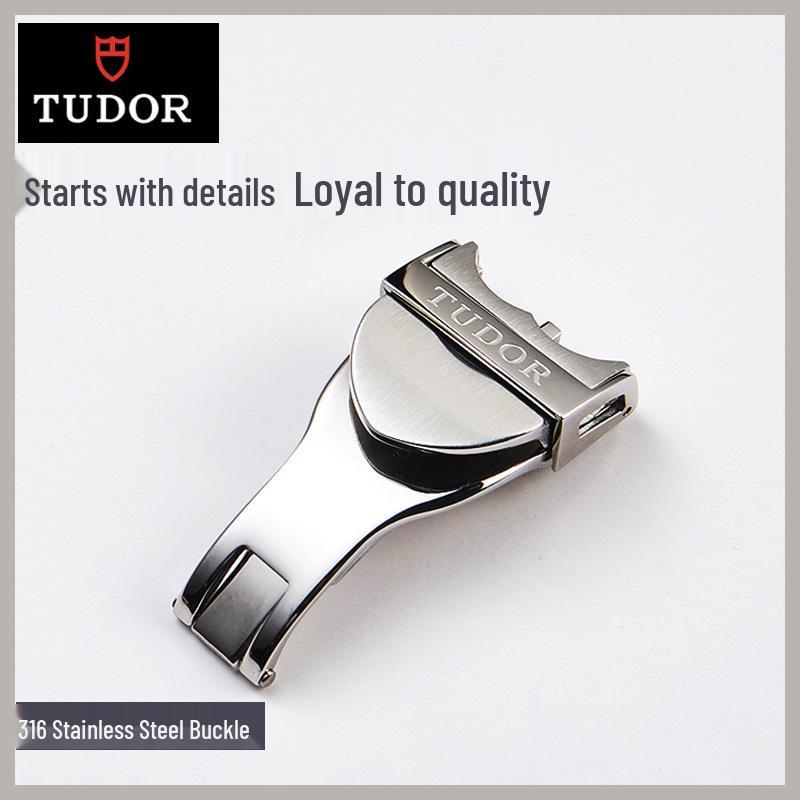 18mm Butterfly Metal Buckle for Junyu Biyuan Watch Leather Strap Accessories 18mm