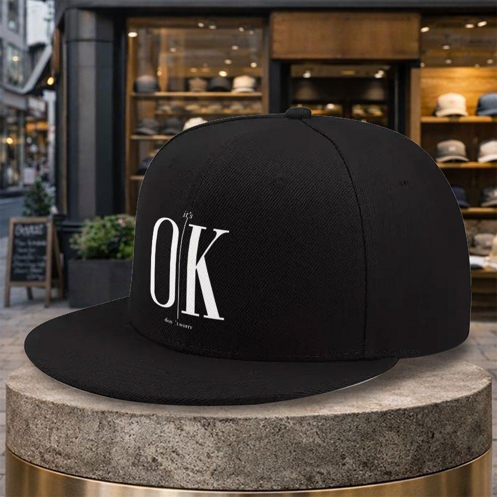 Pc of No Problem Printed Baseball Cap Unisex FlatBrimmed HipHop Hat Street Fashion Outdoor Sports Baseball Cap Suitable Fo