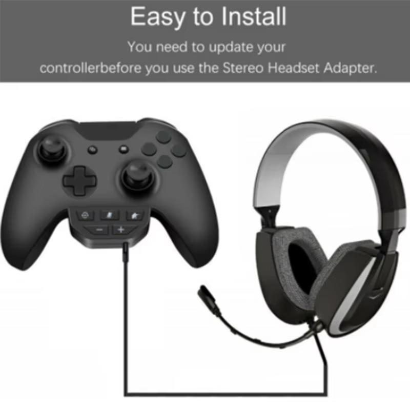 Stereo-Headset-Adapter nur für Microsoft Xbox One X/S Controller, Sound Enhancer mit 3,5-mm-Audiobuchse