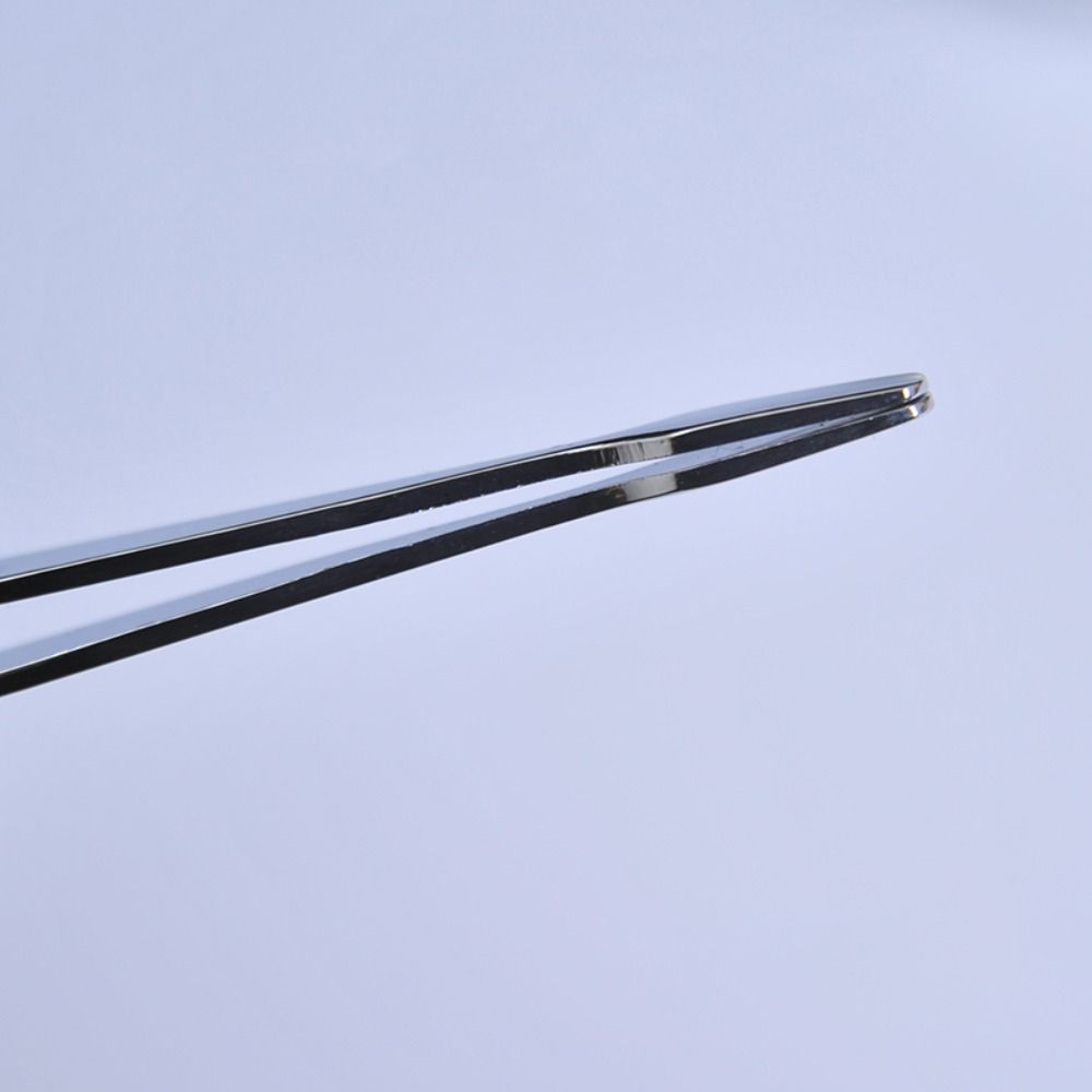 Stainless Steel Flat Mouth Eyelashes Tweezers False Eyelashes Applicator  Eyelash Grafting