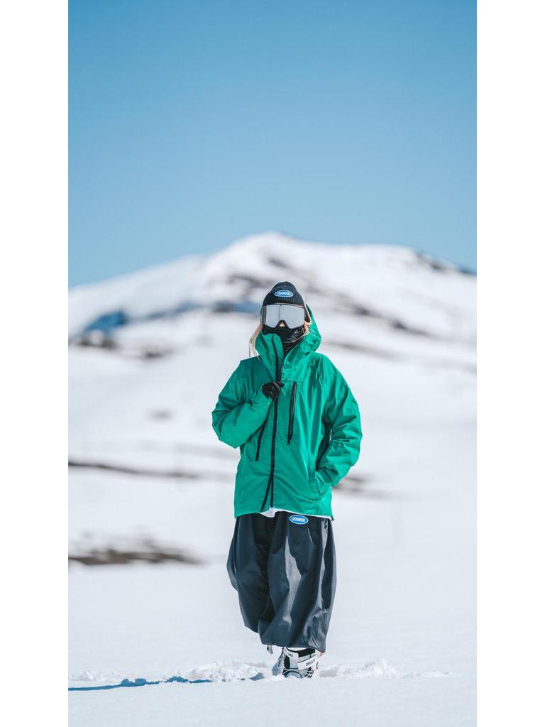 Pantaloni de schi retro americani cu model herringbone: Impermeabil, Rezistent la uzură, Căldură de iarnă, Unisex.