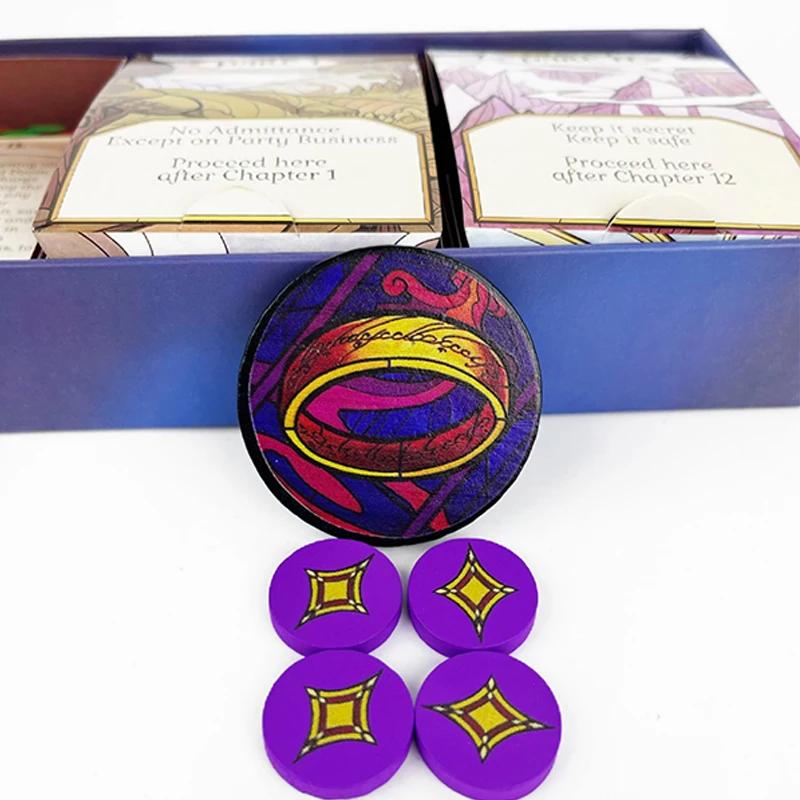 The Lord of The Rings The Fellowship of The Ring Trick-Taking Game Bilingual Board Game Cooperative Strategy Card Game Adventure