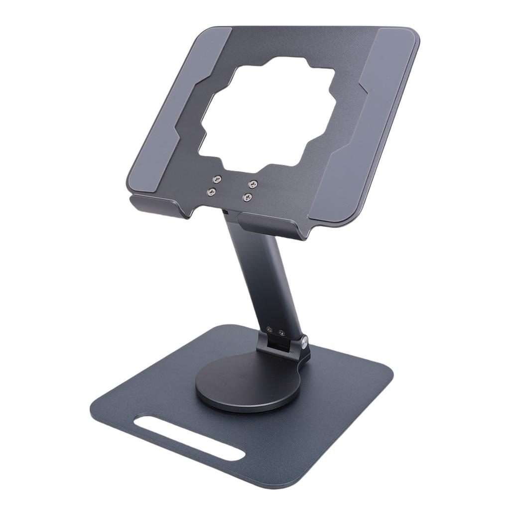 Aluminum Alloy Tablet Stand Rotating Foldable   Desktop Phone Tablet Holder Hollow Out Heat Dissipation for Live Streaming Drawing