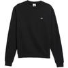 adidas Originals Trefoil Solid Logo Embroidered Crew Neck Sweatshirt Unisex Tops Black HK9868