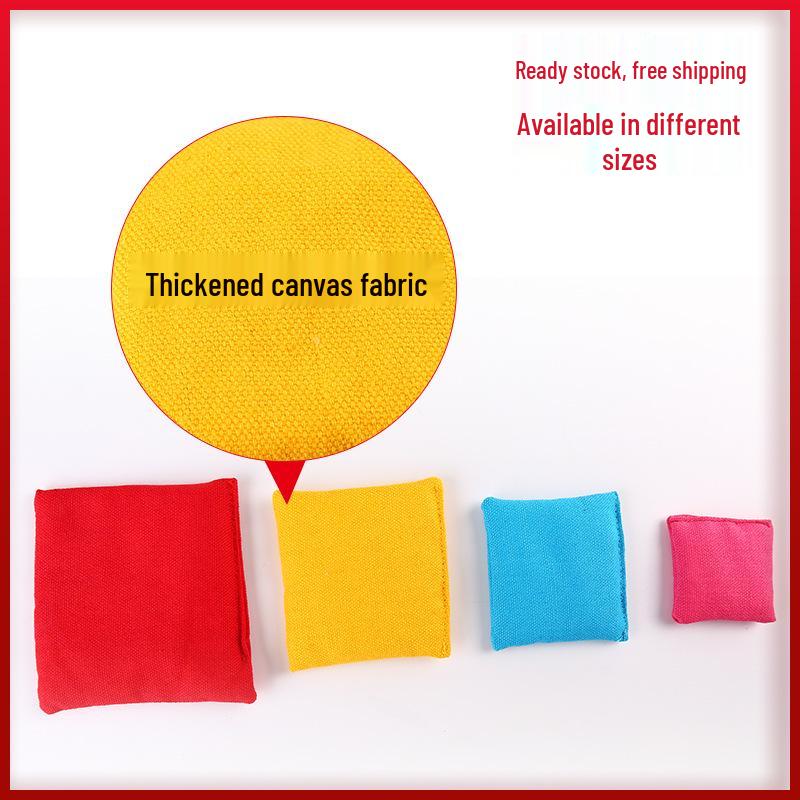 Children's Canvas Throwing Sandbags - Thickened Small & Large Square for School Training