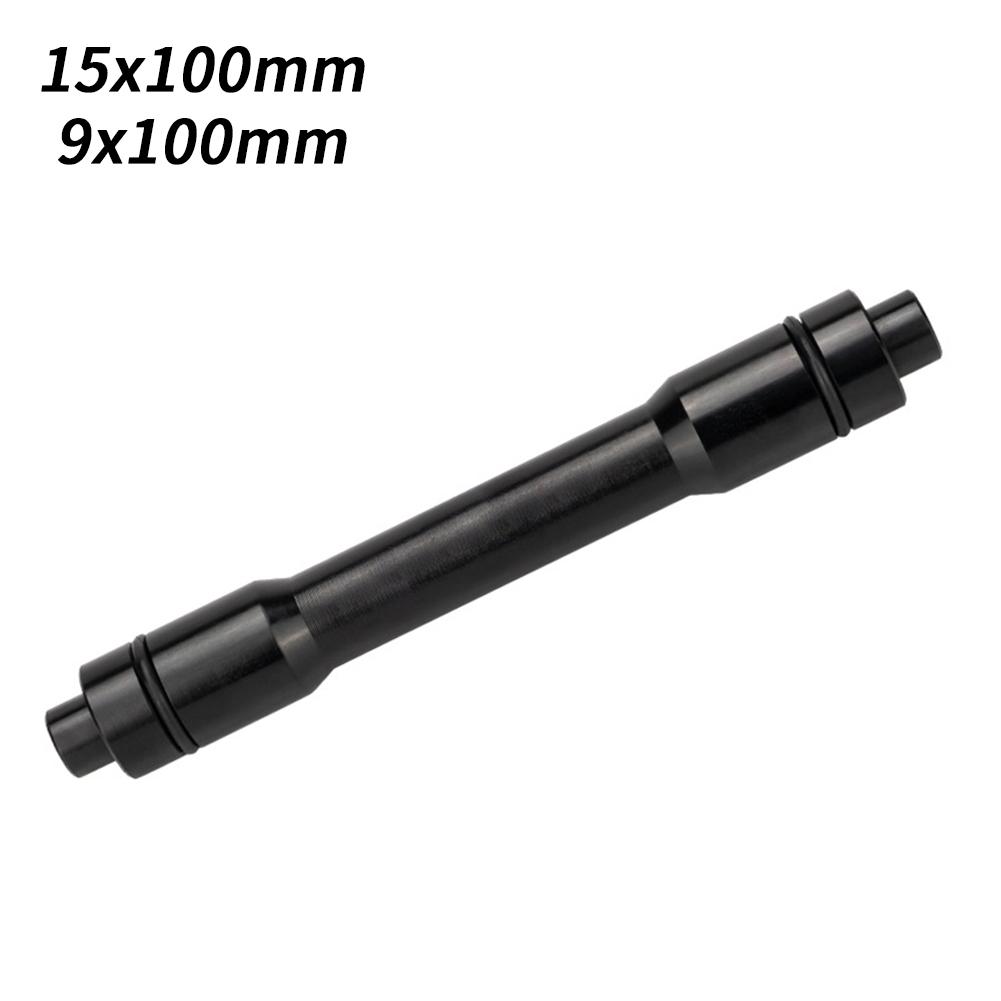 Bike Hub Axle Adapter 12mm / 15mm To 9mm 7075 Aluminum Alloy Quick Detachable Hub Axle Adapter For MTB Road Bike Wheel