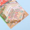 1 Set Cartoon Pocket Cabin Business Scene Stacking And Pasting Diy 3D Sticker Festival Birthday Xmas Gift For Kid Child Student