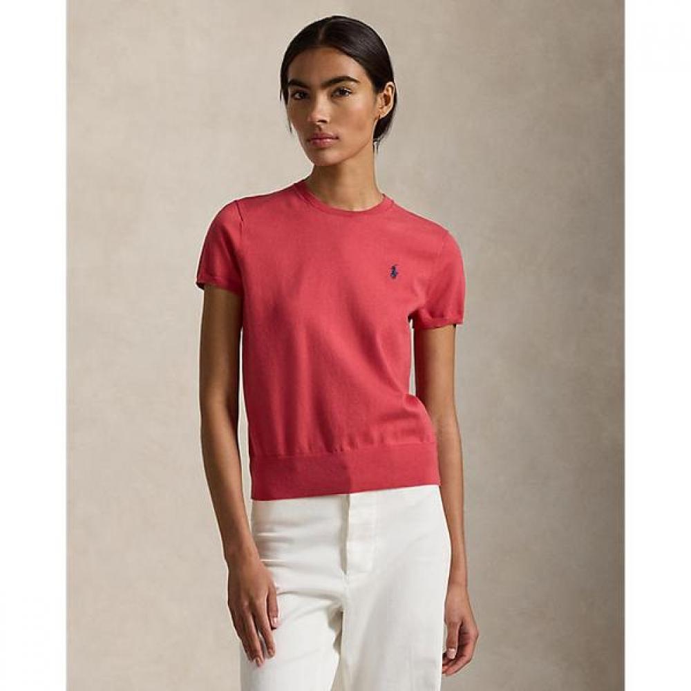 Polo Ralph Lauren Women S Short Sleeve Crewneck Sweater XS