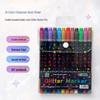 Washable Glitter Markers for Kids - Soft Tip Super Sparkle Colors for Art & School