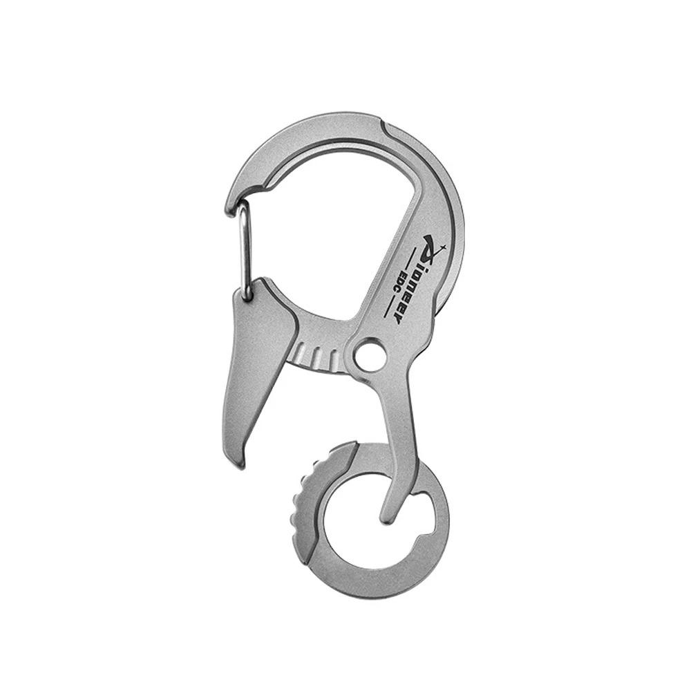 

Multifunctional Titanium Zinc Zinc Alloy Keychain Car Key Chain Key Ring Accessories Men stainless steel срібний