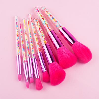 Lucky-Girls 5/8 pièces Mini Pinceaux De Maquillage Doux Fard À Paupières Poudre Blush Sourcil Brosse Ensemble Bonbons Thème Petits Outils Cosmétiques