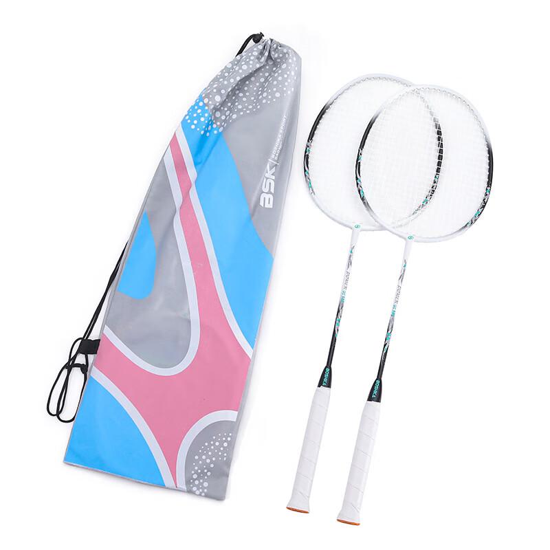 Set di Racchette da Badminton Nere Qingmeng per Principianti