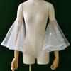 Elegant Pearls Embellished Sun Guard Sleeves Breathable Fabric Formal Event Daily Fashion Accessory