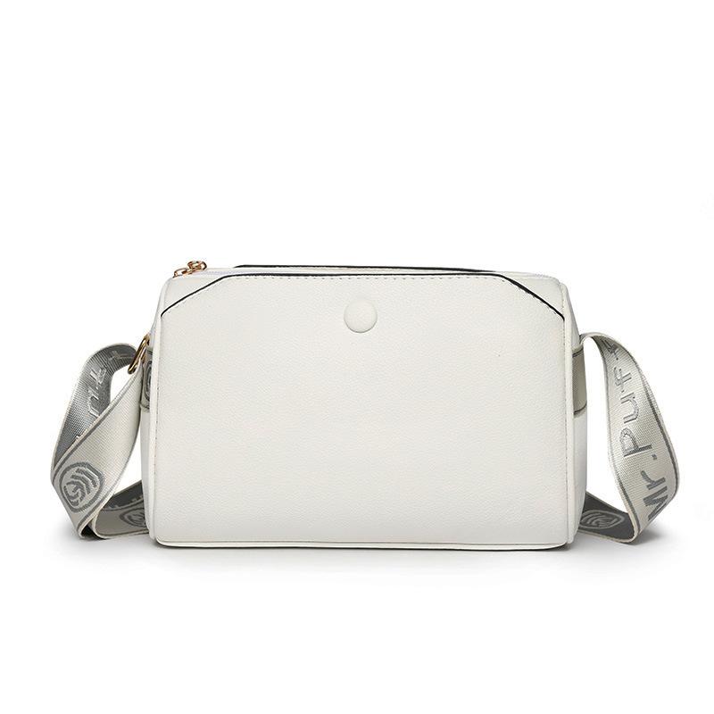 

Large Women s Bag, Autumn Casual Women s Crossbody Bag, Large Capacity Four-layer Zipper Middle-aged Bag білий