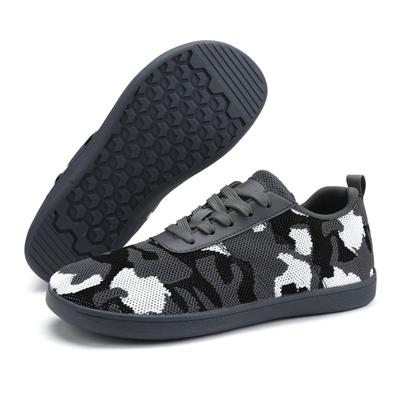 Camouflage Mesh Casual Sneakers Wide Toe Knitted Gym Training Sports Shoes Barefoot Walking Flats Shoes
