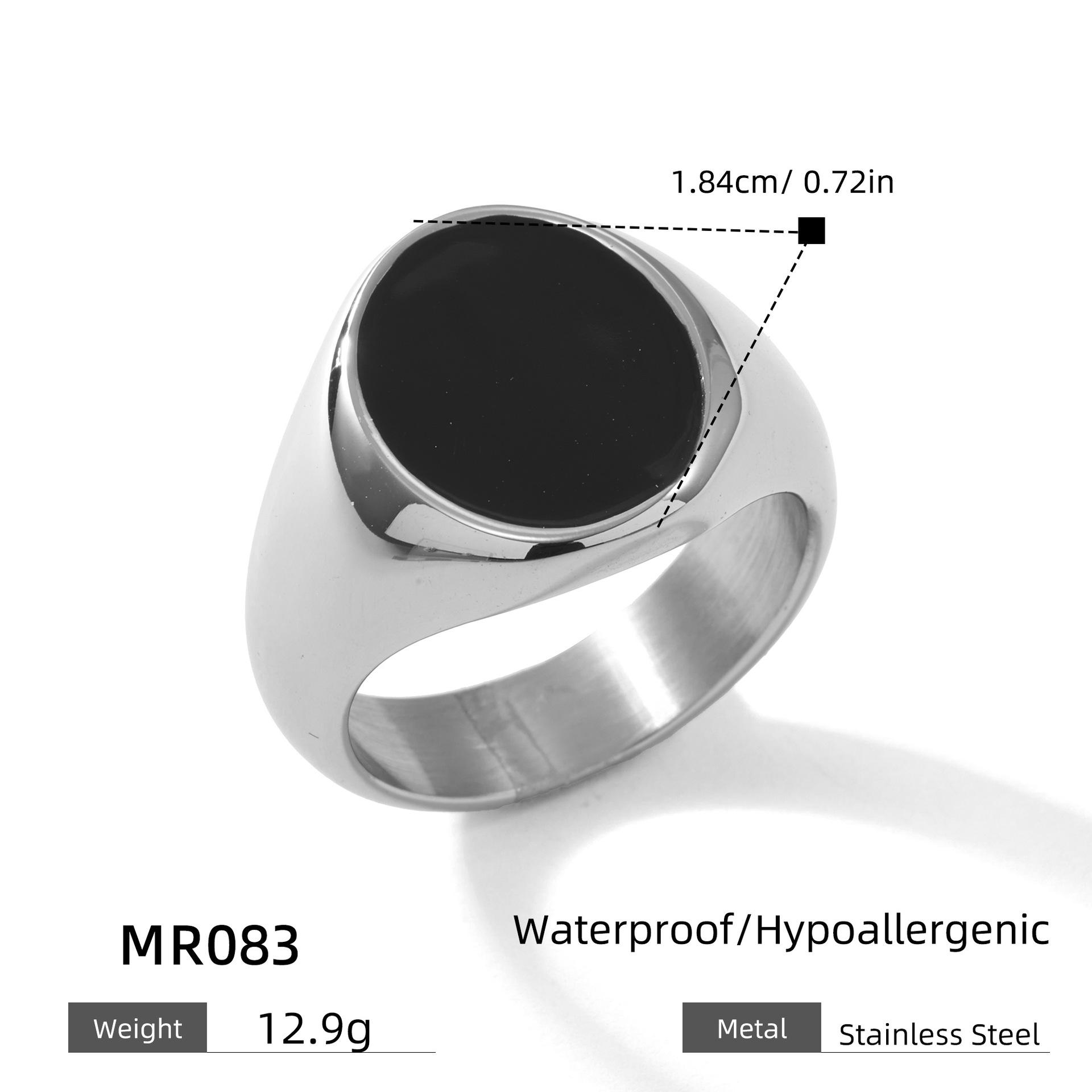 

Новое гладкое круглое кольцо в стиле хип-хоп, ювелирное украшение в подарок 18