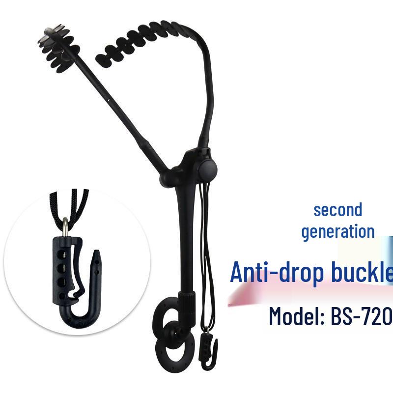 Bonmusica Saxophone Dual Shoulder Strap for Soprano, Alto, Tenor - Swiss Style for Children & Adults