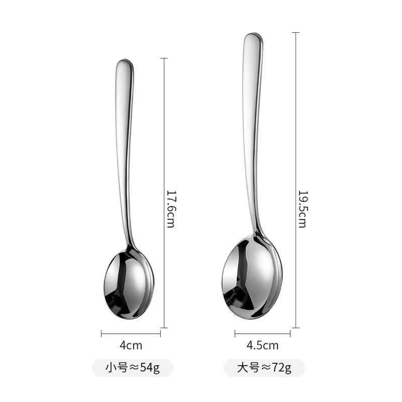 1Pc Stainless Steel Thickening Spoon Creative Long Handle Hotel Hot Pot Spoon Soup Ladle Home Kitchen Essential Tools