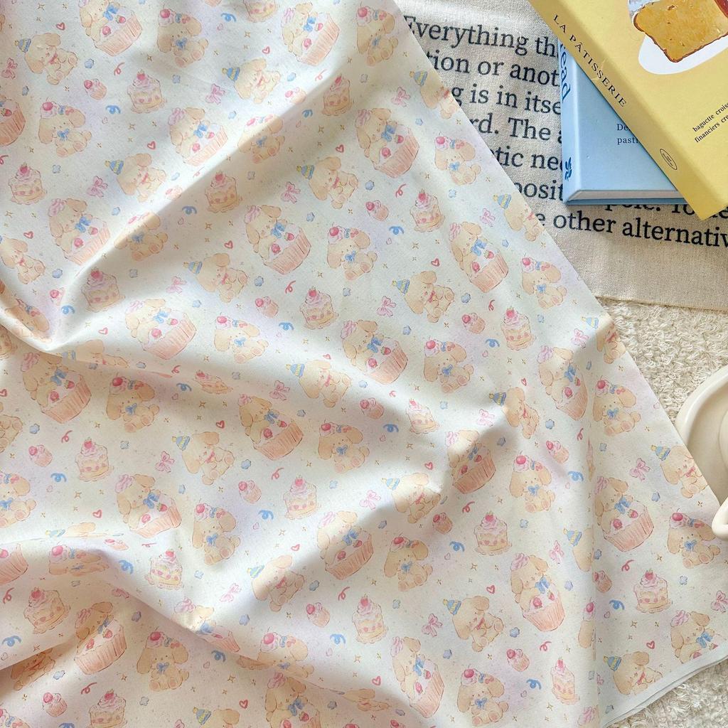 100% Cotton Digital Print Fabric: Cartoon, Animal, Butterfly & Floral Designs for Women's, Children's, Family & Home Wear DIY.