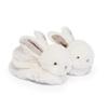 DOUDOU ET COMPAGNIE Lapin - Coffret chaussons avec hochet Taupe 0-6 mois