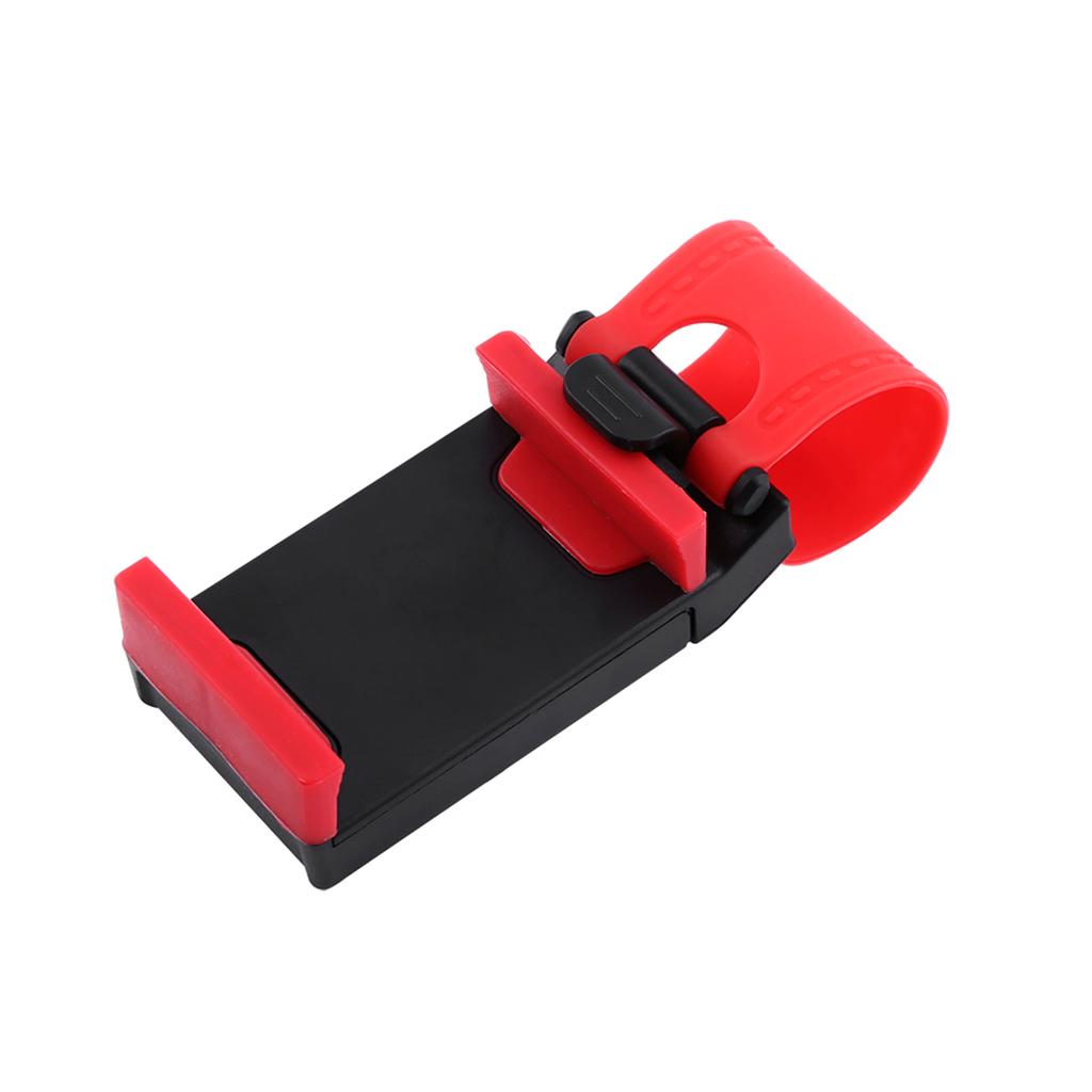 Universal Car Elastic Steering Wheel Clip Mount Holder Cradle Stand For Mobile Phone GPS