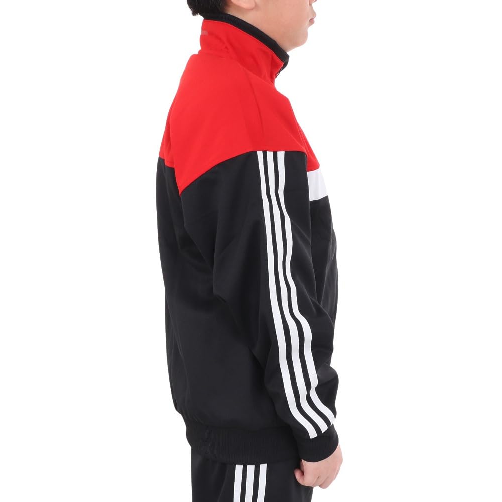 Adidas Tiberio Aero Lady Double Knit Jersey Regular Fit Track Black J160 Top, Jacket, Kids' JSY39, (IS5171)