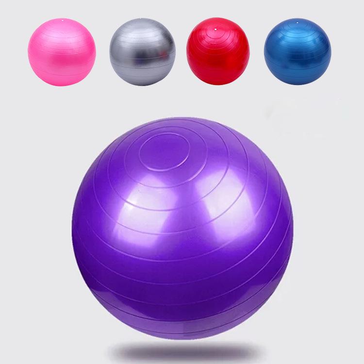 Durable PVC Yoga Stability Ball - Thickened, 55-85cm, Logo Support Available