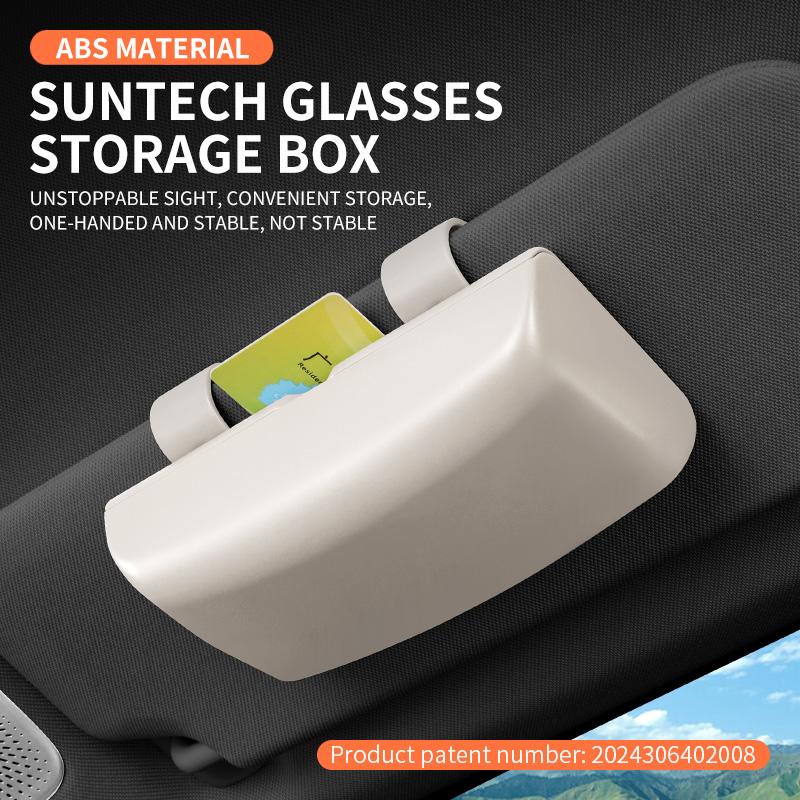Car glass box sun visor sunglasses car interior driver glasses clip sunglasses clip car storage box glass cup cas cas