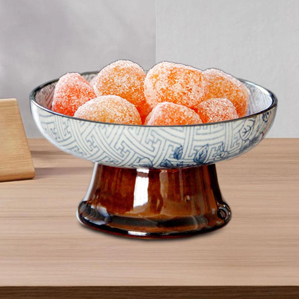 Keramický tác na osvěžení Vintage Dekor Dekorativní Retro Dekor Vrchol Mísa Dezertní mísa Party dortový talíř Servírovací tác